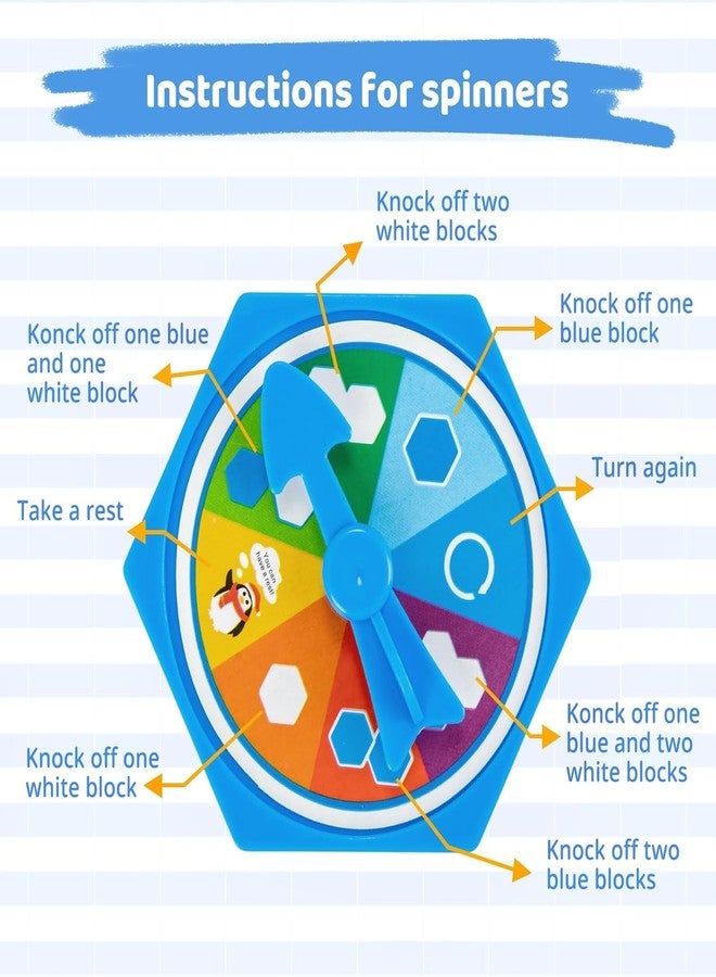 LAALIYA Penguin Ice Breaker Game for Kids - Don’t Let The Penguin Fall Tabletop Strategy | Hammer Ice Block Break Puzzle Toy for 2 Players | Fun Family Party Game Ages 5+ - Image 5
